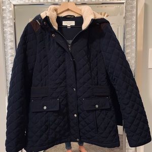 Quilted Coat by Laundry Shelli Segal